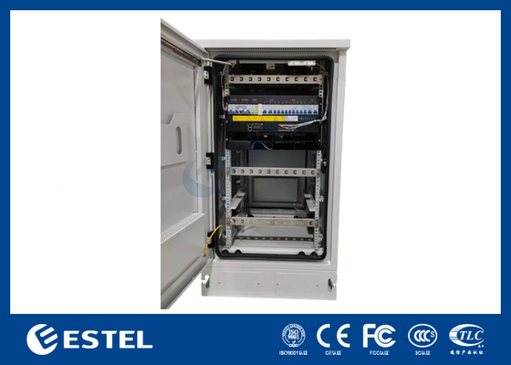 Cabinet de télécommunication extérieur avec système de puissance de télécommunication de 24 kW, rectificateurs d'alimentation en continu Cabinet d'équipement de télécommunication