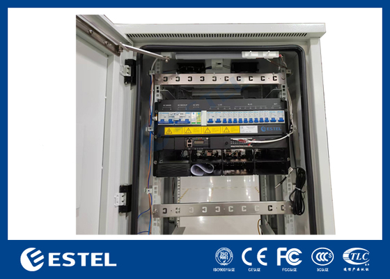 Cabinet de télécommunication extérieur avec système de puissance de télécommunication de 24 kW, rectificateurs d'alimentation en continu Cabinet d'équipement de télécommunication
