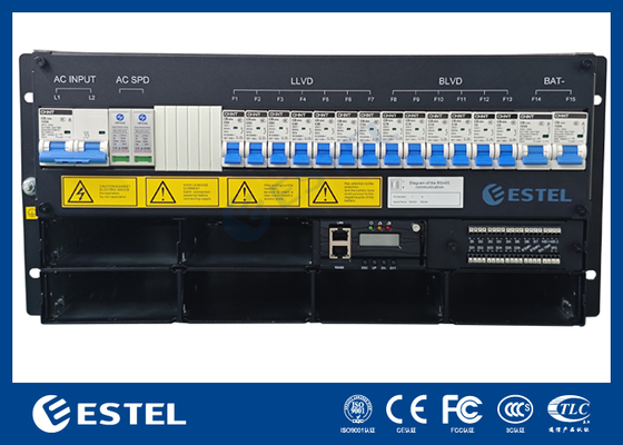Système d'alimentation redresseur DC Telecom 18kW avec contrôle à distance