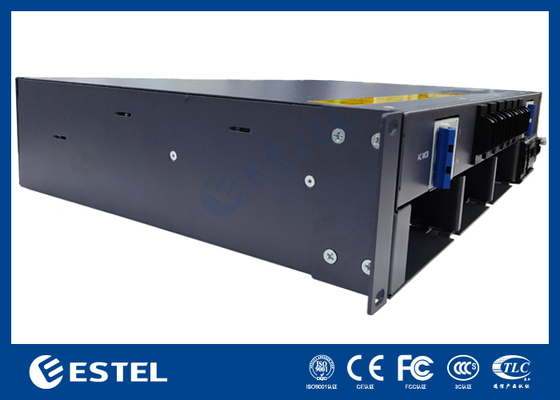 - Système d'alimentation télécom 48VDC avec une capacité de 9kW et des fonctions de contrôle et de surveillance à distance