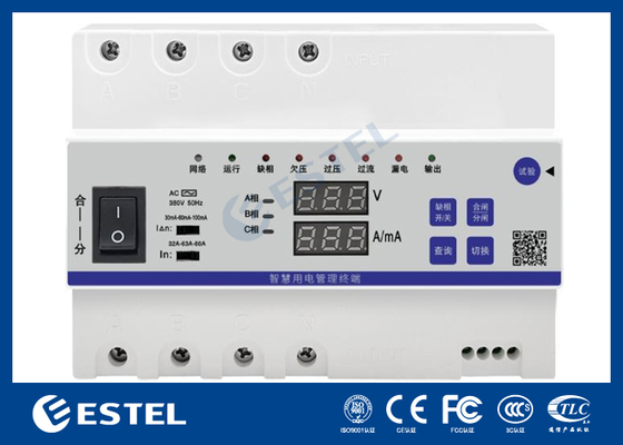 Système d'alimentation électrique de télécommunications, terminal de gestion électrique intelligent triphasé 80A avec commande en nuage