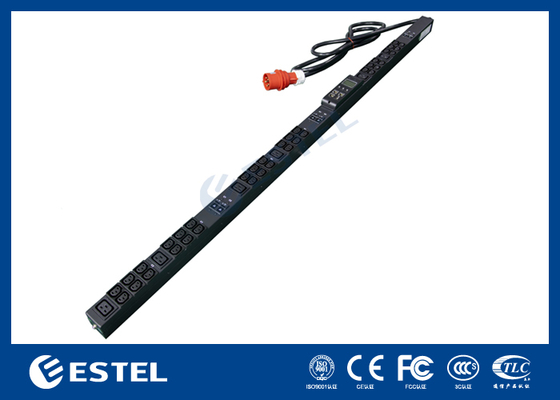 19 prises, PDU à protocoles intelligents, protection contre les surtensions, capacité 16A/250V et conception à prise plate pour une distribution d'alimentation fiable en rack serveur et la sécurité des équipements.