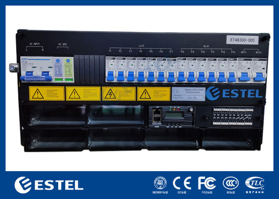 Coffret d'alimentation extérieur IP65 pour télécommunications avec redresseurs 12kW 200A