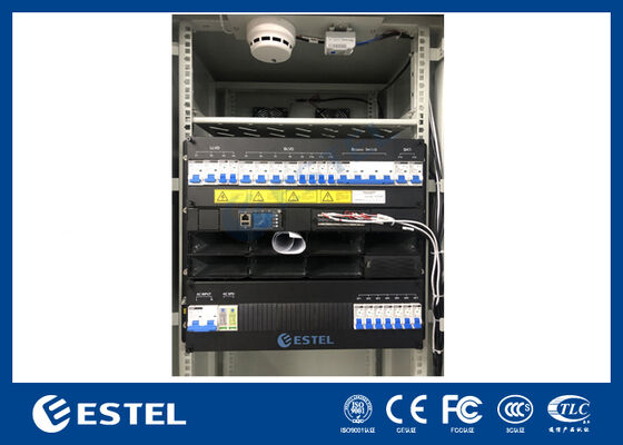 Système d'alimentation par télécommunications IP65 Encastrement d'alimentation extérieure avec rectificateurs de 21 kW 350A
