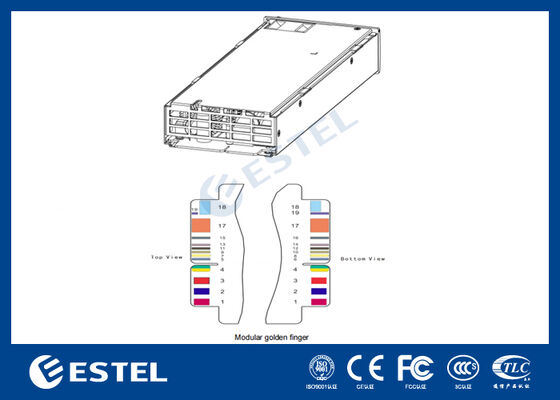 Module d'onduleur de communication avec 3 ports et surveillance intelligente pour la gestion du réseau