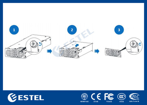 Intégration du système d'alimentation CC de télécommunications modulaire 2U avec la gestion de l'alimentation MC2600