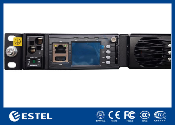 1U 8kW Telecom Rectifier Power with SNMP Management and Compatible with both 3000W and 4000W Modules