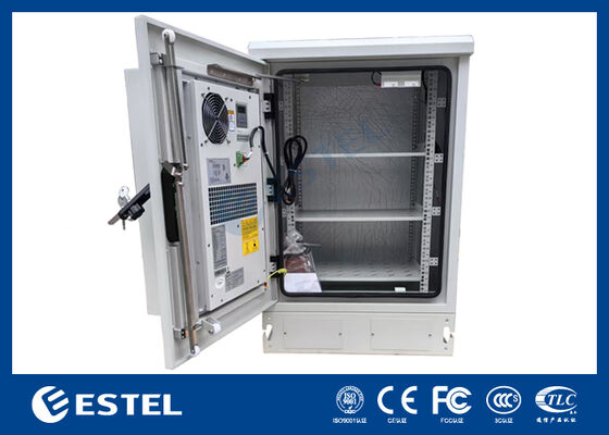 Armoire extérieure 16U pour les infrastructures de télécommunications avec refroidissement par climatisation