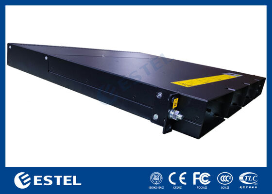 Étagère d'extension solaire haute tension DC et DC 1U à 2 emplacements pour systèmes d'alimentation de télécommunications 48 V