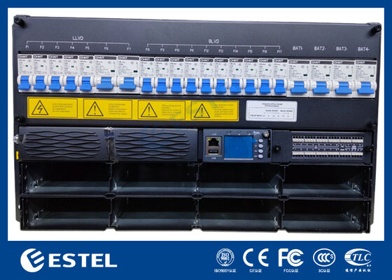 Sortie du système d'alimentation en courant continu compact 4U pour les réseaux de télécommunications et les infrastructures de communication