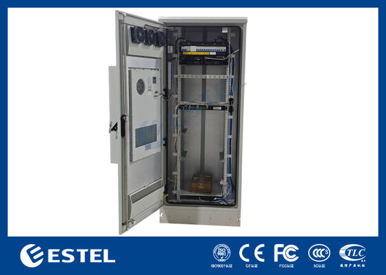 40U Cabinet électrique intelligent pour télécommunications extérieures avec refroidissement par climatiseur