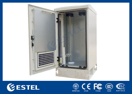 Armoire extérieure IP55 20U compacte avec climatiseur 500w en option pour équipement réseau