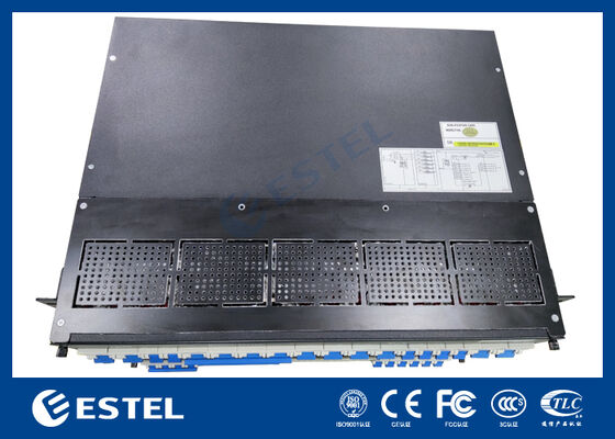 Système compact de distribution d'électricité en courant continu pour les réseaux de télécommunications et les infrastructures de communication avec SPD de protection intégré MCB et surveillance intelligente