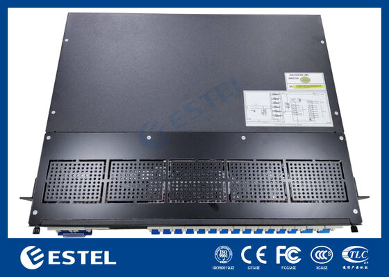 Système d'alimentation en courant continu modulaire intégré avec distribution en courant alternatif ou en courant continu de sortie 48V Conception multicouche pour les télécommunications et les applications énergétiques