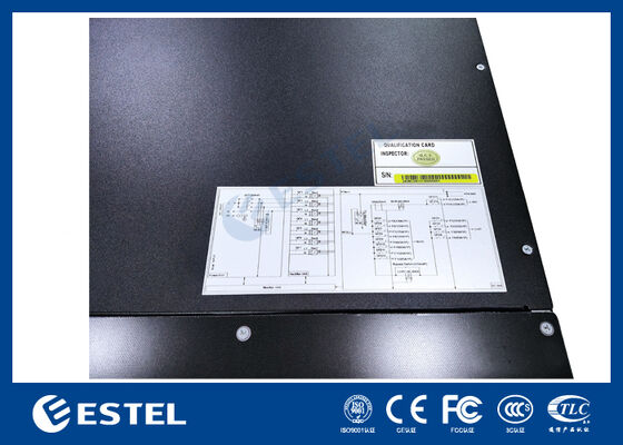 Système compact de distribution d'électricité en courant continu pour les réseaux de télécommunications et les infrastructures de communication avec SPD de protection intégré MCB et surveillance intelligente
