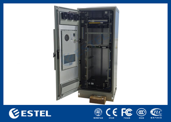 40U Cabinet électrique intelligent pour télécommunications extérieures avec refroidissement par climatiseur