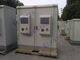 Cabinet antipluie Aircon de station de base de deux compartiments refroidissant IP55 pour l'équipement de Commmunication