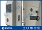 Cabinets extérieurs de communication d'équipement de télécommunication 40U à mur unique avec l'isolation thermique