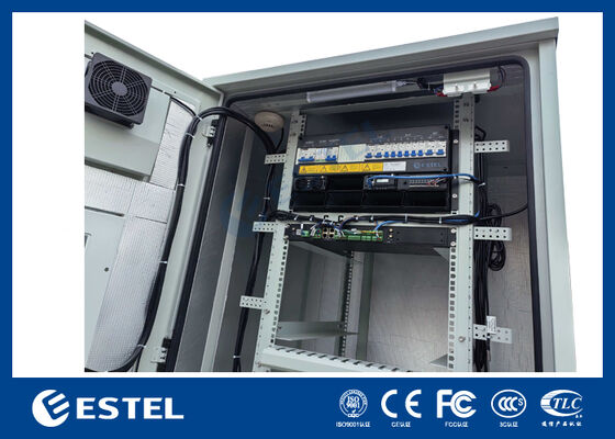 Armoire d'alimentation télécom de 12kW à 18kW avec distribution et surveillance de l'alimentation